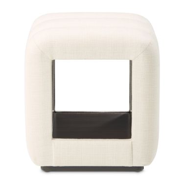 Belmont Place Vanity Bench In Cream and Espresso