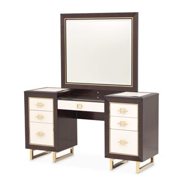 Belmont Place Vanity Desk In Espresso