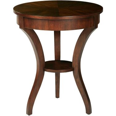 Belmont Round End Table In Sable