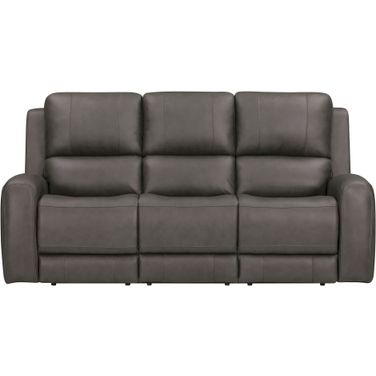 Belmont Zero Gravity Power Reclining Sofa with Headrest and Footrest In Autumn Fog