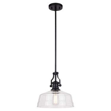 Beloit 12 Inch Pendant In Matte Black