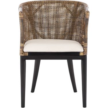 Beningo Black and Brown Arm Chair