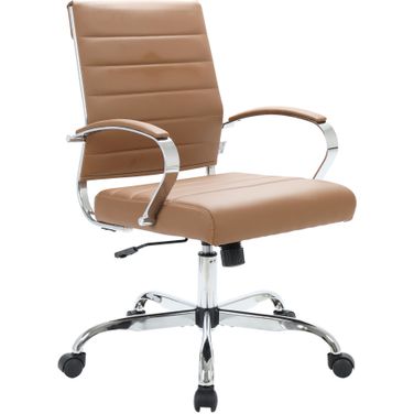 Benmar Leather Office Chair In Brown
