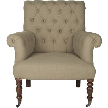 Bennet True Taupe Club Chair