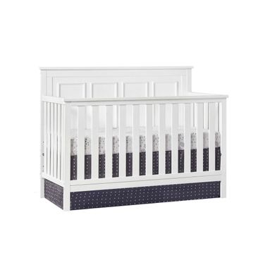 Bennett 4 In 1 Convertible Crib In Rustic White