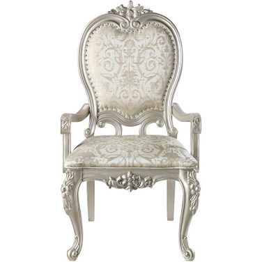 Bently Arm Chair Set of 2 In Fabric And Champagne