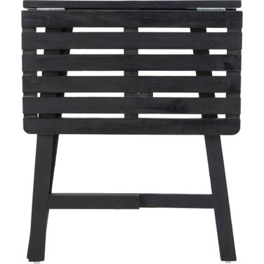 Benton Dark Slate Grey Balcony Table