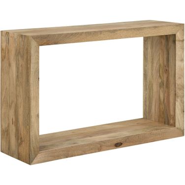 Benton Rectangular Solid Wood Sofa Table Natural