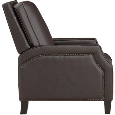 Berenson Push Back Reclining Chair In Brown