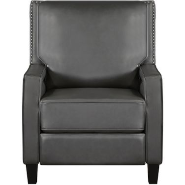 Berenson Push Back Reclining Chair In Gray