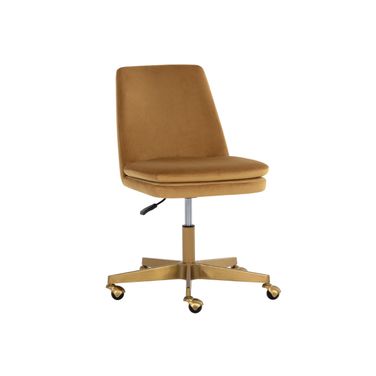 Berget Office Chair In Gold Sky