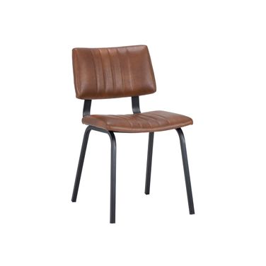 Berkley Dining Chair Set of 2 In Bravo Cognac