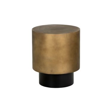 Bernaby End Table In Antique Brass