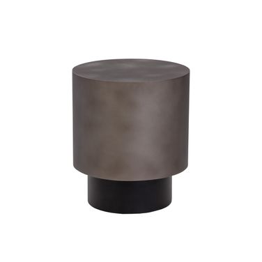 Bernaby End Table In Gunmetal