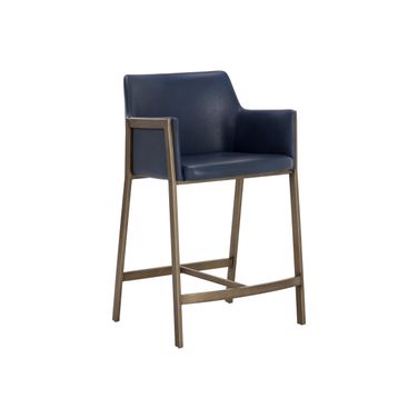 Bernadette Counter Stool In Bravo Admiral