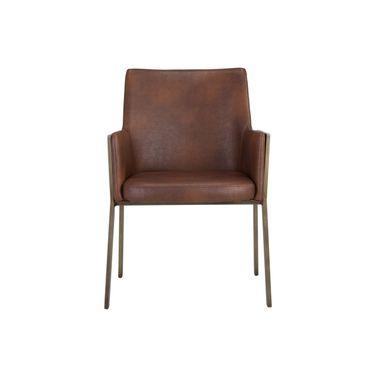 Bernadette Dining Armchair In Bravo Cognac