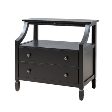 Bernadette Nightstand In Black