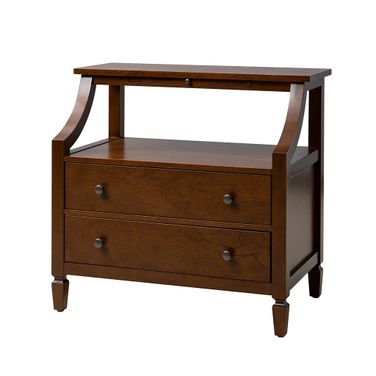 Bernadette Nightstand In Walnut