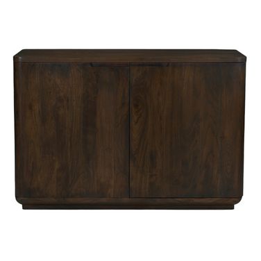 Bernard 2-Door Sideboard In Barista Brown On Solid Acacia Wood