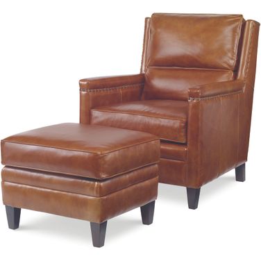 Bernard Chair & Ottoman In Espresso
