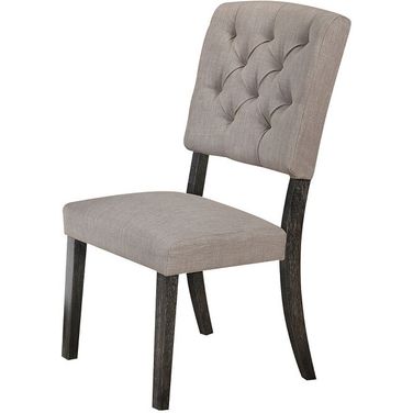 Bernard Side Chair (Weathered Gray Oak) (Set of 2)
