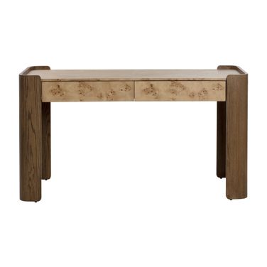 Beryl Desk In Natural and Chocolate
