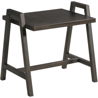 Bessemer Chairside Table In Black Stone