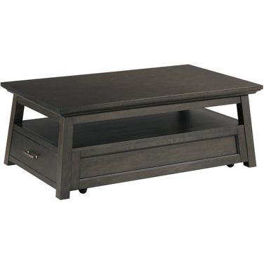 Bessemer Lift Top Coffee Table In Black Stone