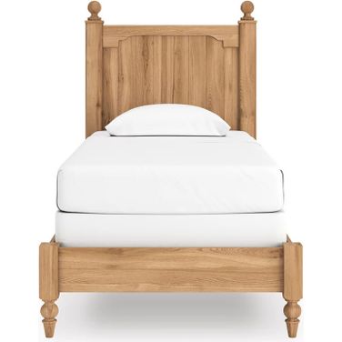 Bestmere Twin Panel Bed In Warm Brown