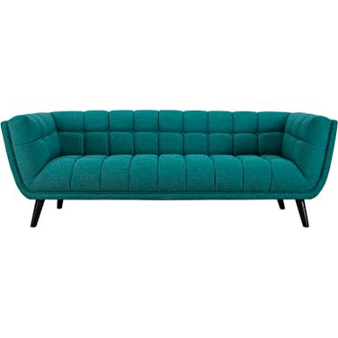 Bestow Teal Upholstered Fabric Sofa