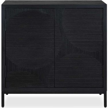 Beswick 2 Door Cabinet In Black