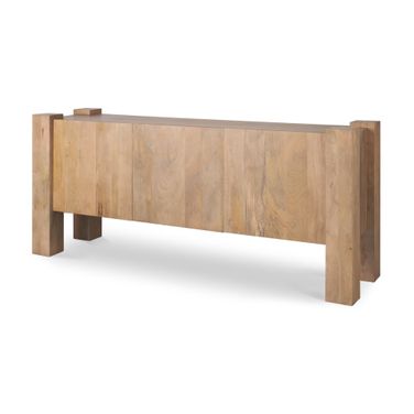 Beth Wood 3 Doors Sideboard In Light Brown
