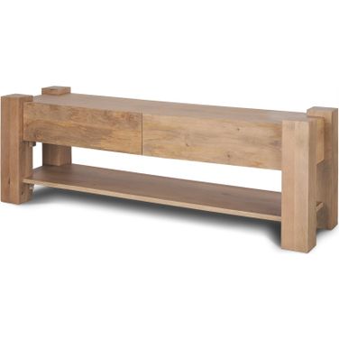 Beth Wood Media Console In Light Brown