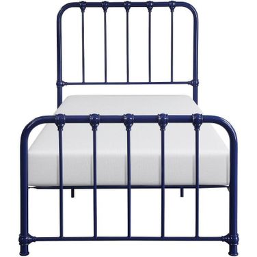 Bethany Blue Twin Metal Bed In A Box