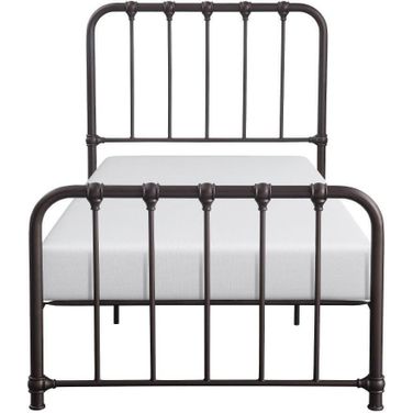 Bethany Dark Bronze Twin Metal Bed In A Box