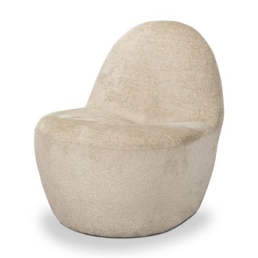 Beverly Accent Chair In Beige Chenille