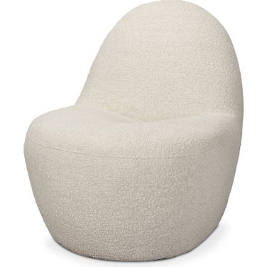 Beverly Accent Chair In Cream Boucle