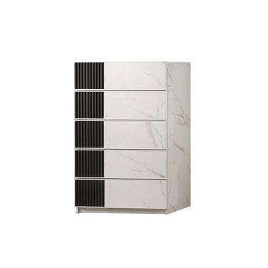 Bianca Chest In White and Grey
