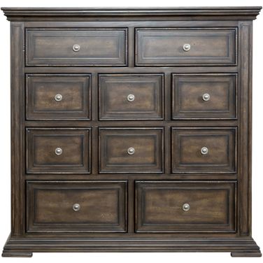 Big Valley 10 Drawer Chesser In Brown