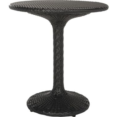 Bilson Black Rattan Bistro Table