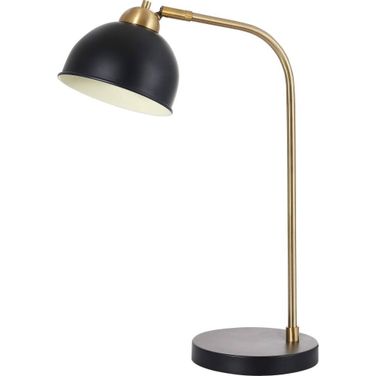 Bilston Black and Brass Gold Table Lamp