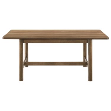 Crestmore 71 Inch Rectangular Wood Dining Table In Walnut
