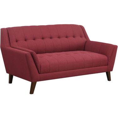Binetti Loveseat In Brick Red