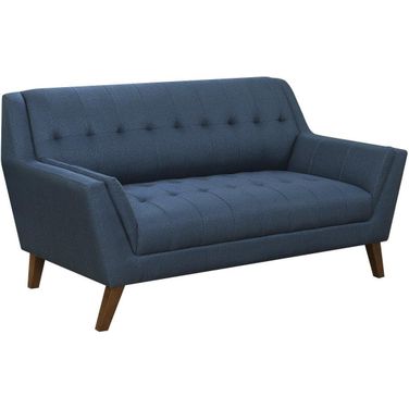 Binetti Loveseat In Navy Peacock