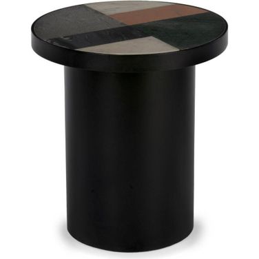 Binocular Side Table In Black