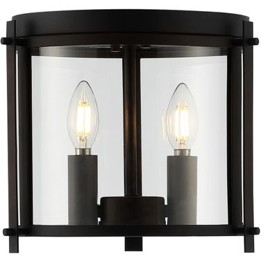 Binsor Flush Mount in Bronze