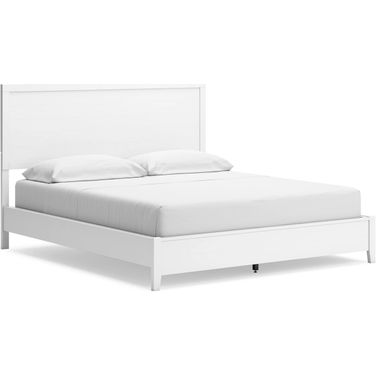 Binterglen California King Panel Bed In White