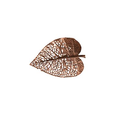 Birch Leaf Metal Extra Small Wall Art In Copper
