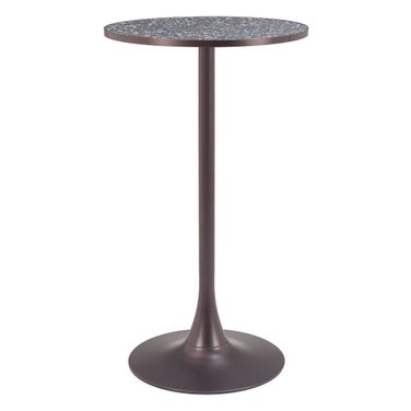 Bite Bar Table In Black and Bronze