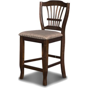 Bixby Counter Chair Set of 2 In Espresso
